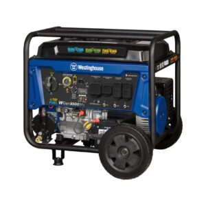 WGen9500TFc | Generador Portátil Tri-Fuel 9,500 W de Westinghouse