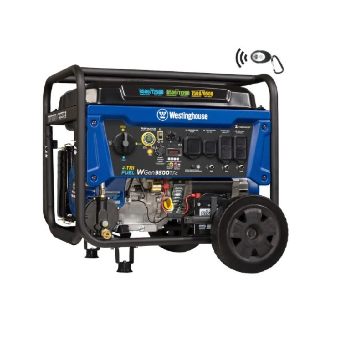 WGen9500TFc | Generador Portátil Tri-Fuel 9,500 W de Westinghouse - Imagen 3